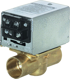 HONEYWELL Honeywell V8043F1051/U Zone Valve, 2 Way, 1 in, 3.5 Cv