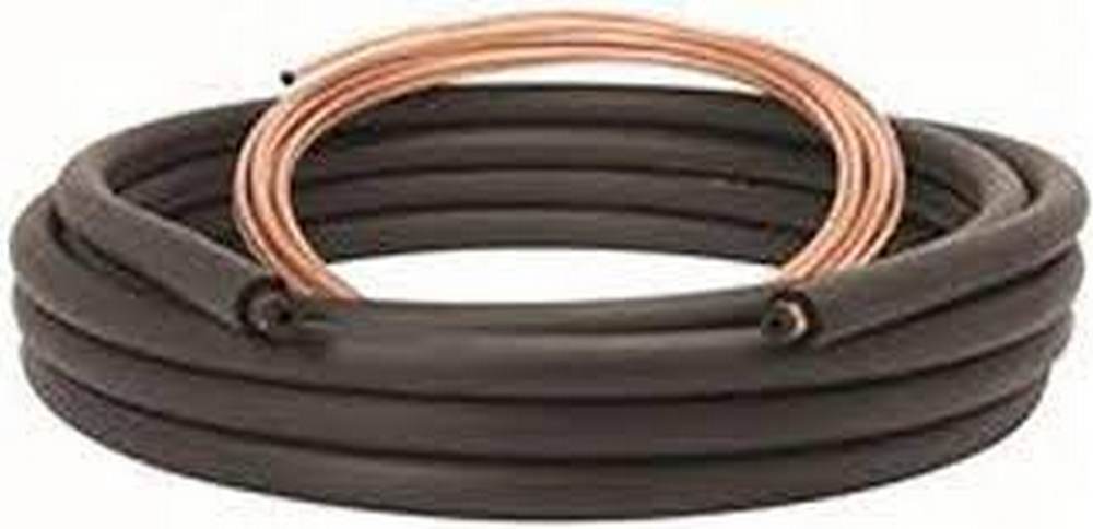 MUELLER STREAMLINE Mueller 61220350C Streamline Elastomeric (Black) Standard Line Set with Copper Tube, 3/8 Liquid Line, 3/4 Suction Line, 1/2 Insulation, 35' Length