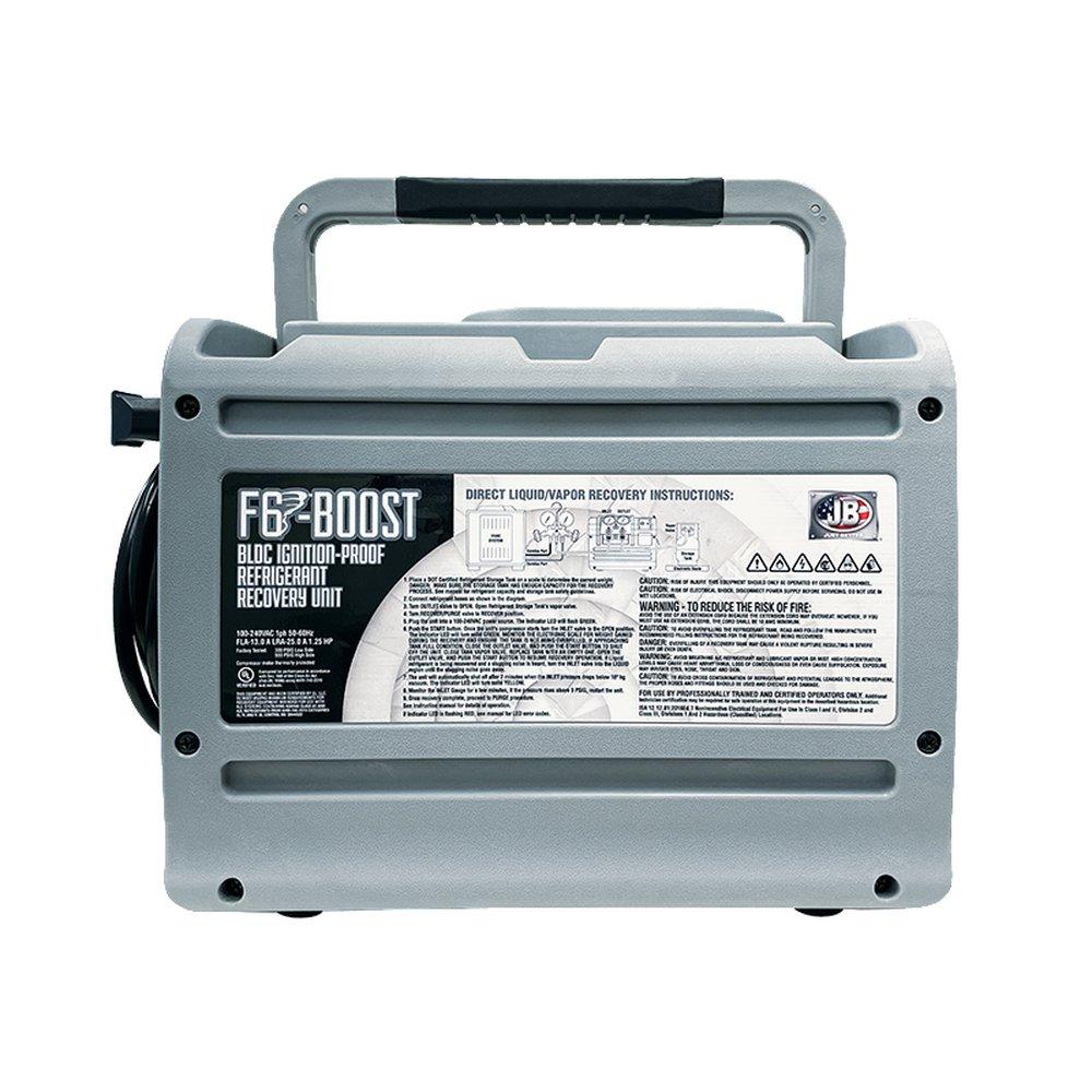 JB INDUSTRIES JB Industries F6-Boost Refrigerant Recovery Unit 1-1/4 hp BLDC 100/240 VAC