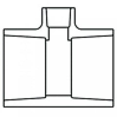 Spears 801-528 6X2 PVC Reducing Tee Socket SCH80
