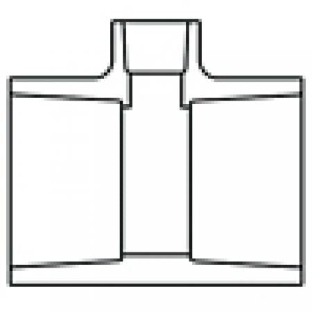 SPEARS Spears 801-339C 3X2-1/2 CPVC Reducing Tee Socket SCH80