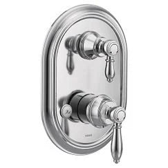 MOEN Moen UTS4311 Weymouth Two Handle Pressure Balancing Valve Trim in Chrome
