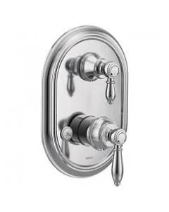 MOEN Moen UTS4311 Weymouth Two Handle Pressure Balancing Valve Trim in Chrome
