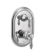 MOEN Moen UTS4311 Weymouth Two Handle Pressure Balancing Valve Trim in Chrome