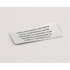 HOBART 00-421727-00003 LIQUID PROPANE CONVERSION KITS