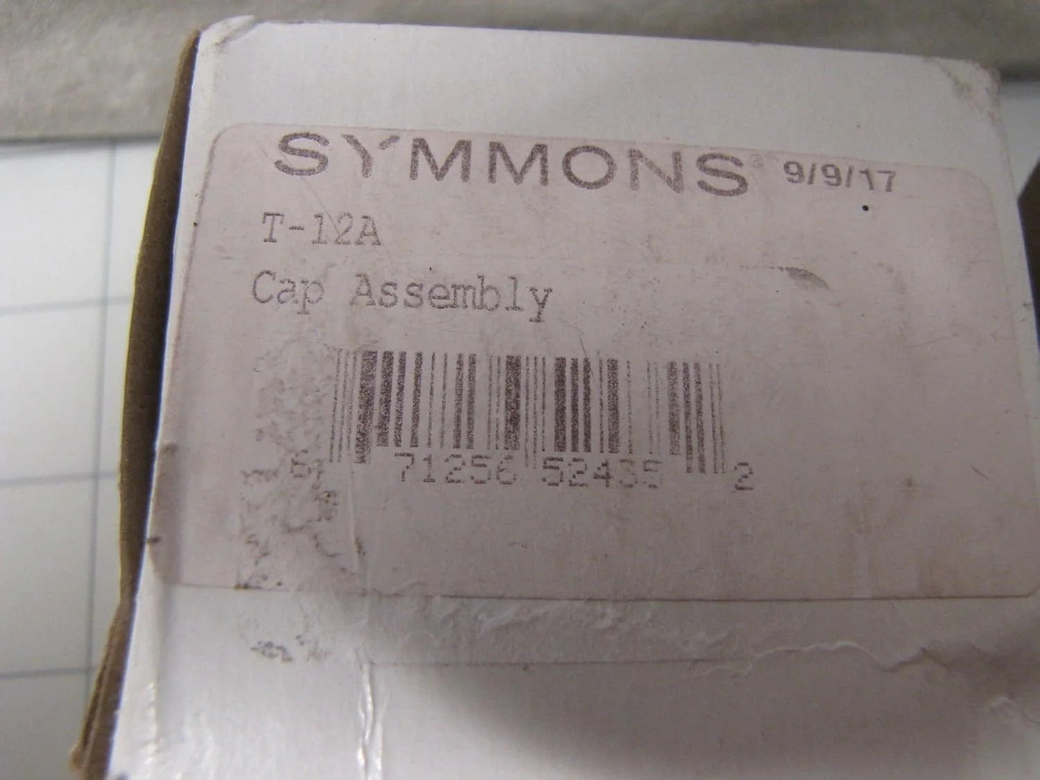 SYMMONS Symmons T-12A Temptrol Cap Assembly Brass