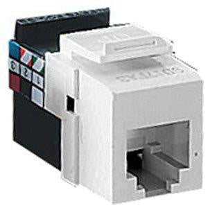 LEVITON Leviton 40836-BW Quickport Voice Grade, White