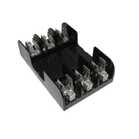 MERSEN Mersen 60608R Fuse Block 600VAC 600VDC Class R 60A 3-Pole Box with Reinforced Clip