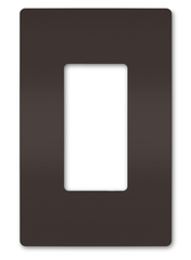 LEGRAND Pass Seymour RWP26 Radiant Screwless Wall Plate 1G Brown