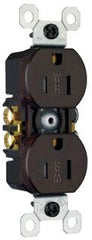 LEGRAND Pass & Seymour 3232TRWRGRY Straight Blade Receptacle 15A 125V Duplex Receptacle