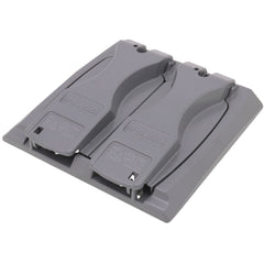 Red Dot 2CCU Universal Flip-Lid Weatherproof Receptacle Cover, 2 Gang