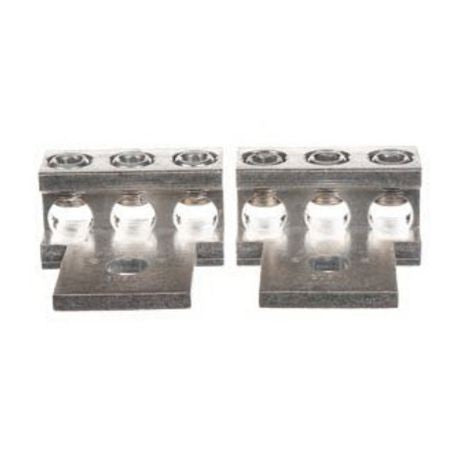 SIEMENS Siemens H68752-1 9/16 Inch Stud/Allen 6 AWG to 250 MCM 3-Conductor Tinned Aluminum 1-Hole Connector Lug