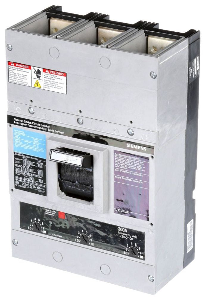 SIEMENS Siemens JXD23B400 3-Pole 400 Amp 240 Volt 65 kA Molded Case Circuit Breaker