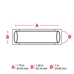 Brady BM71-1000-175-342 Sleeve 1 in Dia x 1.75 WH 500/RL