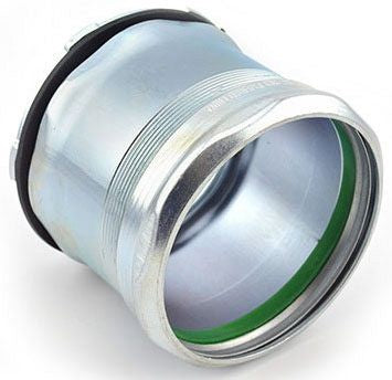 BRIDGEPORT FITTINGS Bridgeport Fittings 259-SRT Compression Connector Steel EMT Conduit Raintight 4 in.