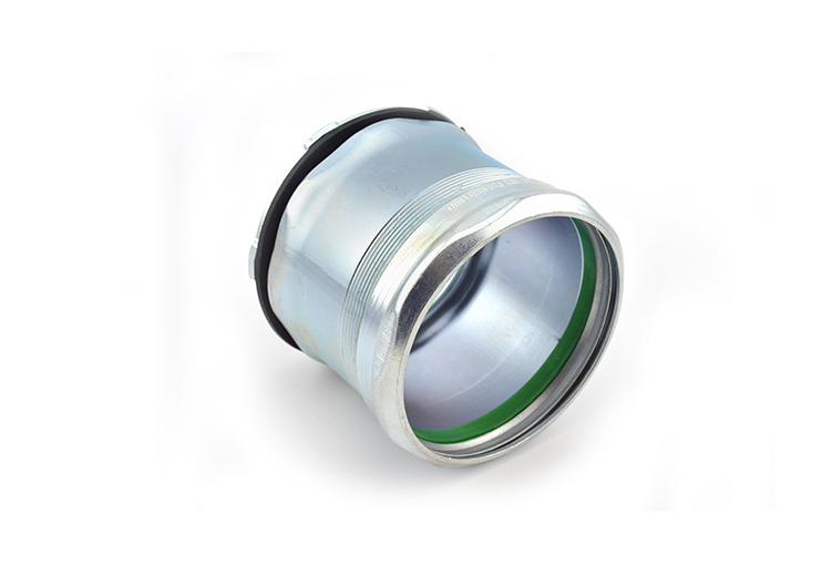 BRIDGEPORT FITTINGS Bridgeport Fittings 259-SRT Compression Connector Steel EMT Conduit Raintight 4 in.