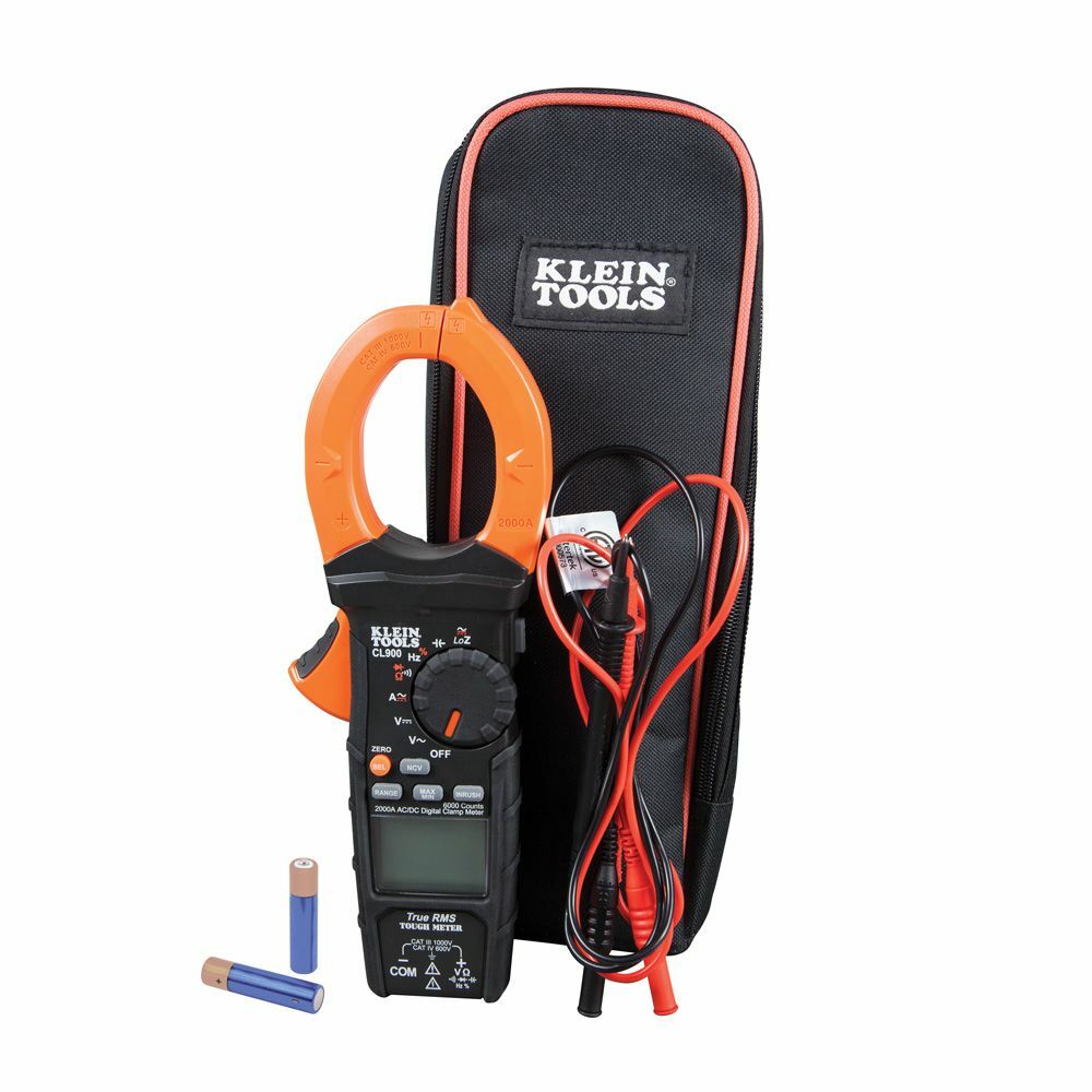 KLEIN TOOLS Klein CL900 Digital Clamp Meter 2000A AC/DC Low Impedance (LoZ)