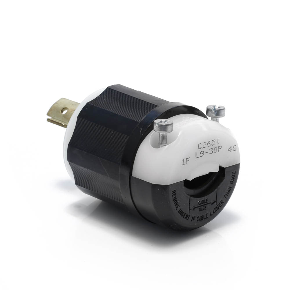 LEVITON Leviton C2651 Locking Plug 30 Amp 600 Volt NEMA L9-30P 2P 3W