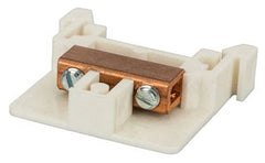NSI Industries DRTB50 50 Amp White Thermal Plastic Din Rail Mount Power Distribution and Terminal Modular Block