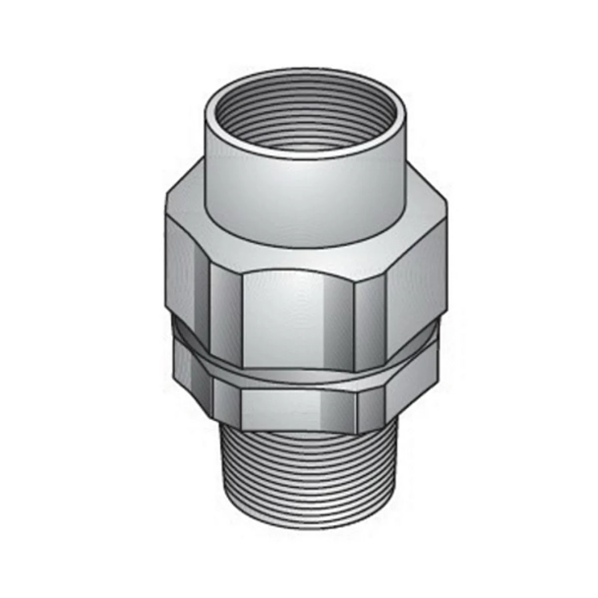 OZ GEDNEY O-Z/Gedney UNY-50S 1/2 Inch Explosion Proof Male to Female Connector