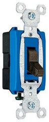 LEGRAND Pass & Seymour CS15AC1 15 Amp 120/277 VAC 1-Pole Brown Glass Reinforced Nylon Screw Mounting Toggle Switch