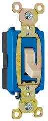 LEGRAND Pass & Seymour CSB15AC1I Toggle Switch, 15 Amp, 120/277 Volt, Ivory