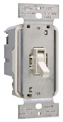 LEGRAND Pass & Seymour T600I Toggle Dimmer 600 W 120 Volt 1-Pole Ivory