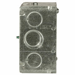RACO 248S 4 Square Box, Welded with (2) STAB-IT Connectors, 2-1/8 Deep, 600V, 8 #12 Solid Copper Pigtail