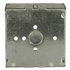 RACO 248S 4 Square Box, Welded with (2) STAB-IT Connectors, 2-1/8 Deep, 600V, 8 #12 Solid Copper Pigtail