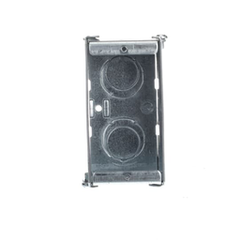 Steel City GW125G Masonry Box Gangable Steel 2-1/2 D 1-Gang 8 1/2+3/4 in E Side KO 2 1/2+3/4 in E Bottom KO