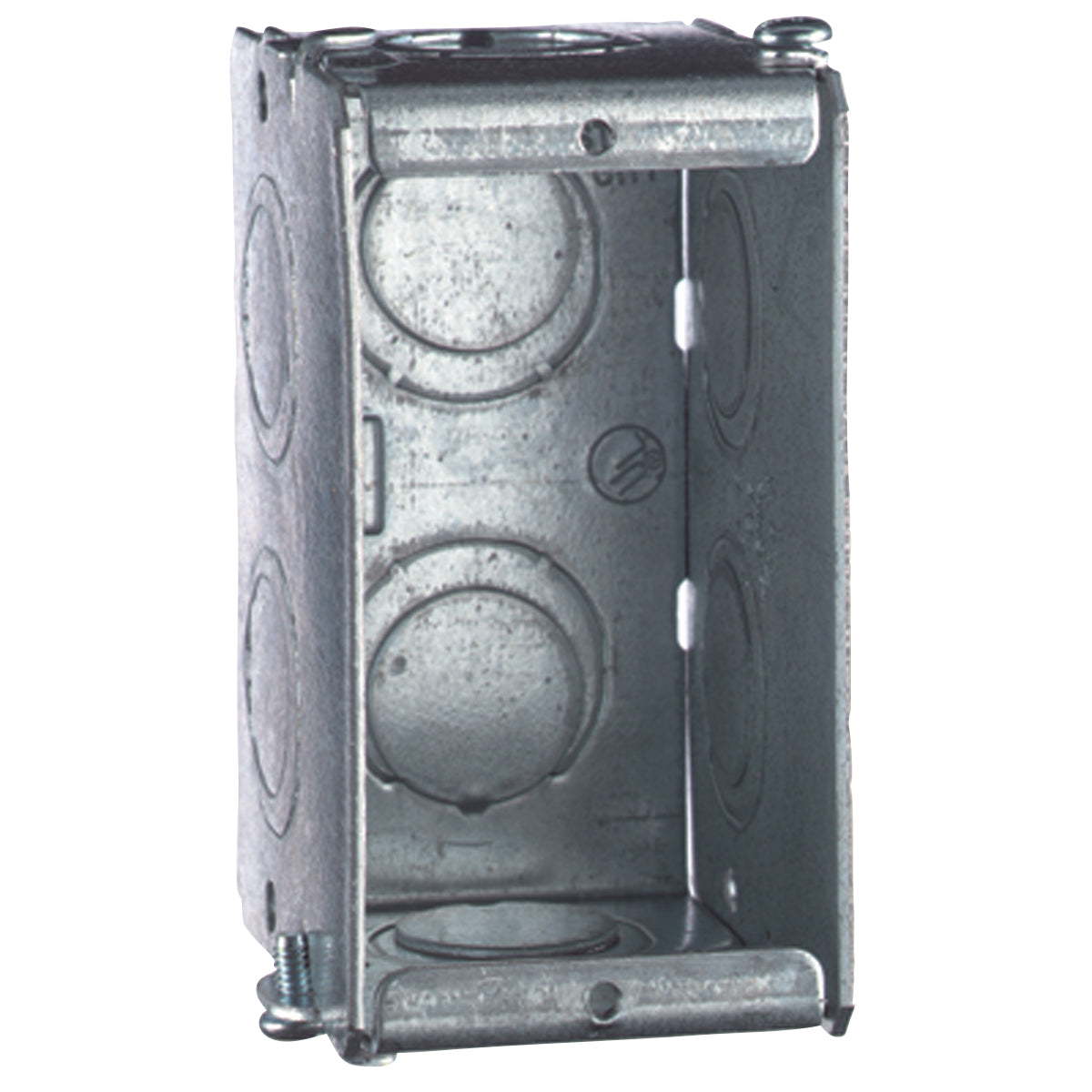 STEEL CITY Steel City GW125G Masonry Box Gangable Steel 2-1/2 D 1-Gang 8 1/2+3/4 in E Side KO 2 1/2+3/4 in E Bottom KO