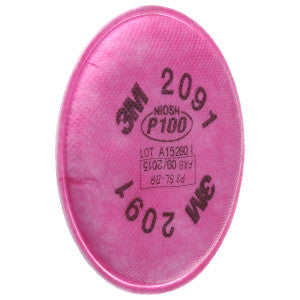 3M 3M 2091 Tekk Protection Particulate Filter P100 ea