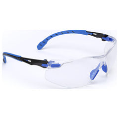 3M S1101SGAF-KT Solus Safety Glasses 1000-Series Kit Foam Strap Black/Blue