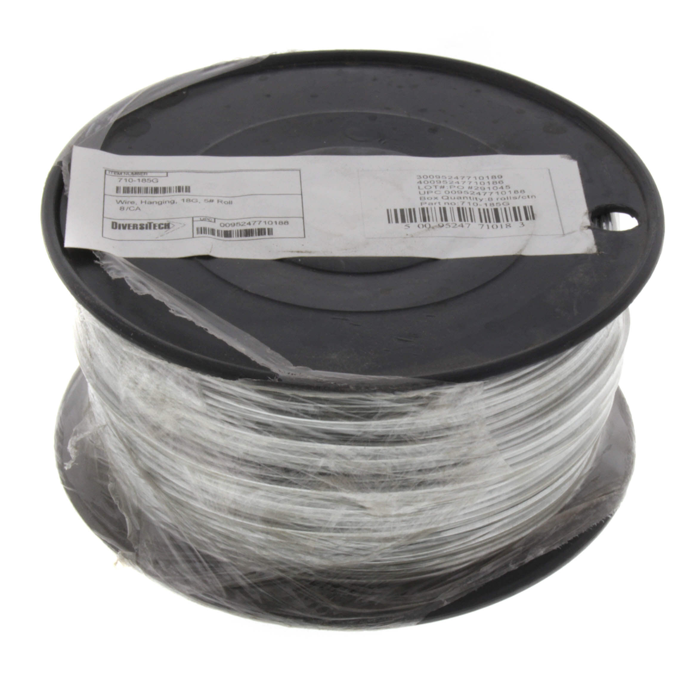 DIVERSITECH DiversiTech 710-185G 18 Gauge 830 ft. Silver Galvanized Wire