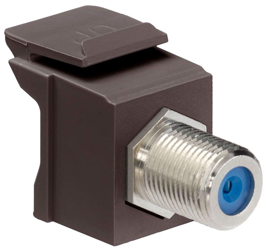 LEVITON Leviton 41084-FBF Quickport Snap-In F-Type Adapter
