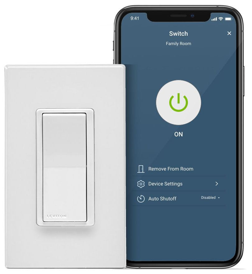 LEVITON Leviton DW15S-1BZ Decora Smart Wi-Fi Switch, 15A