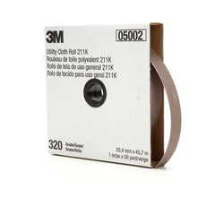 3M 7000118350 Utility Cloth Roll 320 Grit 1 in x 50 yd