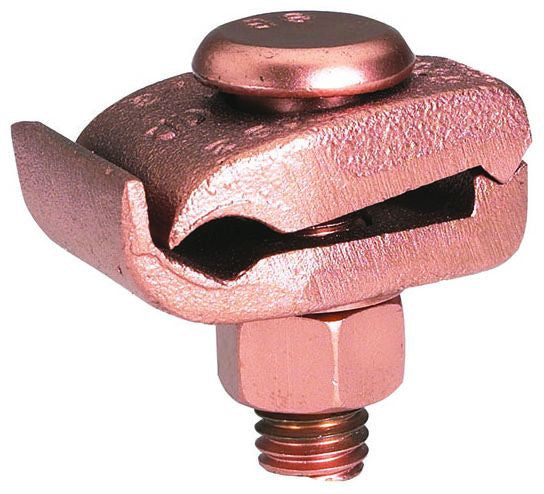 BURNDY BURNDY GB4C Mechanical Grounding Connector, Cable to 1/4 Thick Bar, 8 AWG (Sol)- 4 AWG (Str), 3/8 Stud1-1/4 IN Width