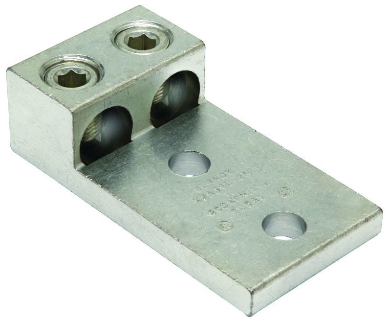 BURNDY BURNDY K2A40U2N Aluminum Universal Terminal 2 Conductor 2 Hole 300-800 kcmil