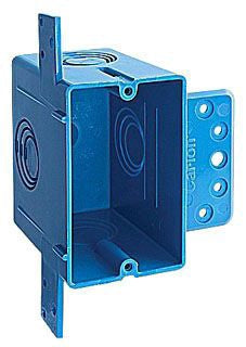 CARLON Carlon A122 Single Gang Outlet Box 22 Cubic Inches