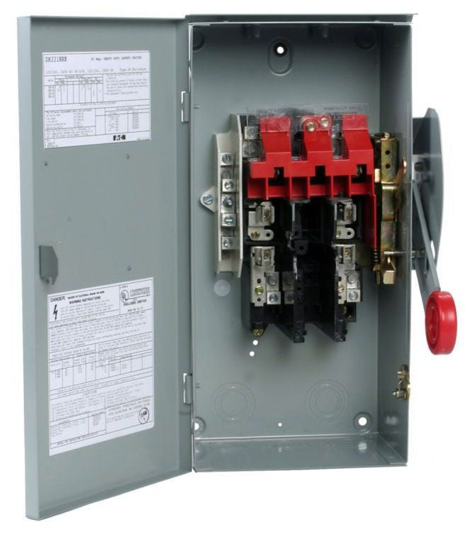 EATON Eaton DH221NRK Heavy Duty Safety Switch 30 A 2 Pole 240 V