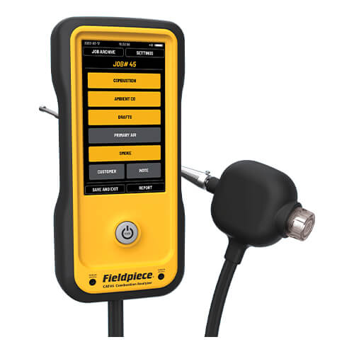 FIELDPIECE Fieldpiece CAT45K2 Combustion Analyzer with Wireless Printer, 5.5 Touchscreen, and SensorVault Technology