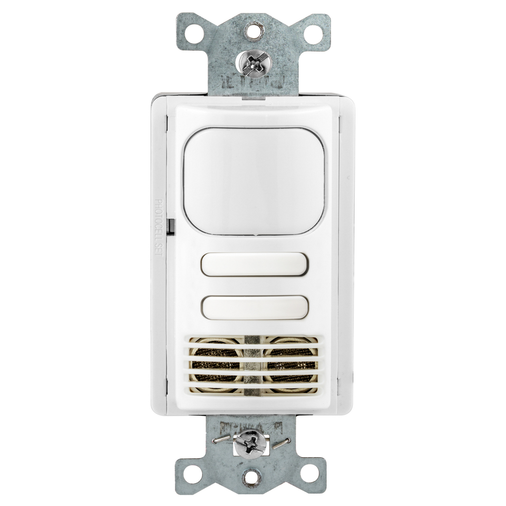 HUBBELL Hubbell AD2000W22 Wiring Device-Kellems H-MOSS Adaptive Dual Technology 2-Button 120/277 VAC