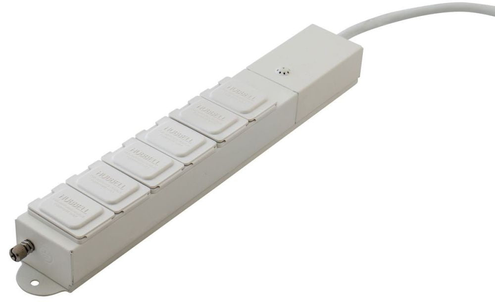 HUBBELL Hubbell HBL6MG1520 HUBBELL 20A HCOA SPD 6 OUTLET 15 FOOT CORD