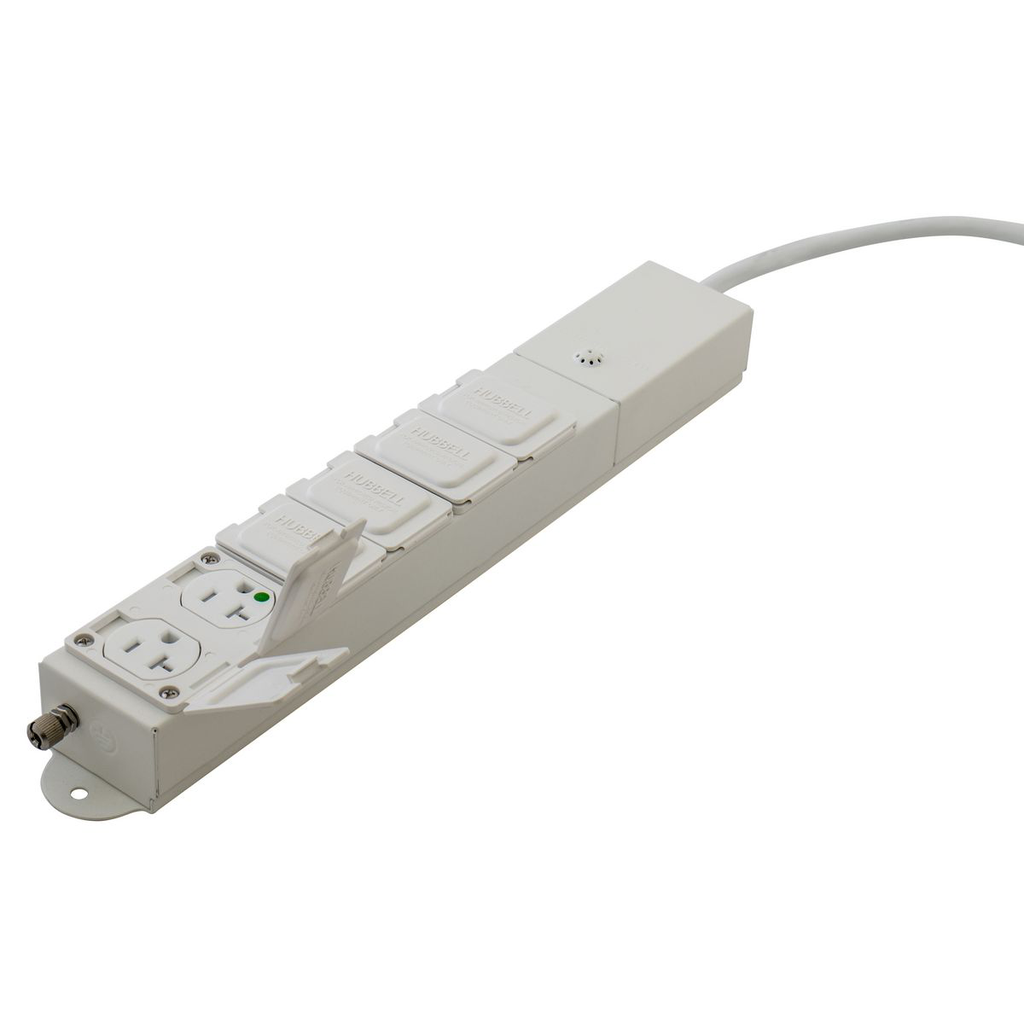 HUBBELL Hubbell HBL6MG1520 HUBBELL 20A HCOA SPD 6 OUTLET 15 FOOT CORD