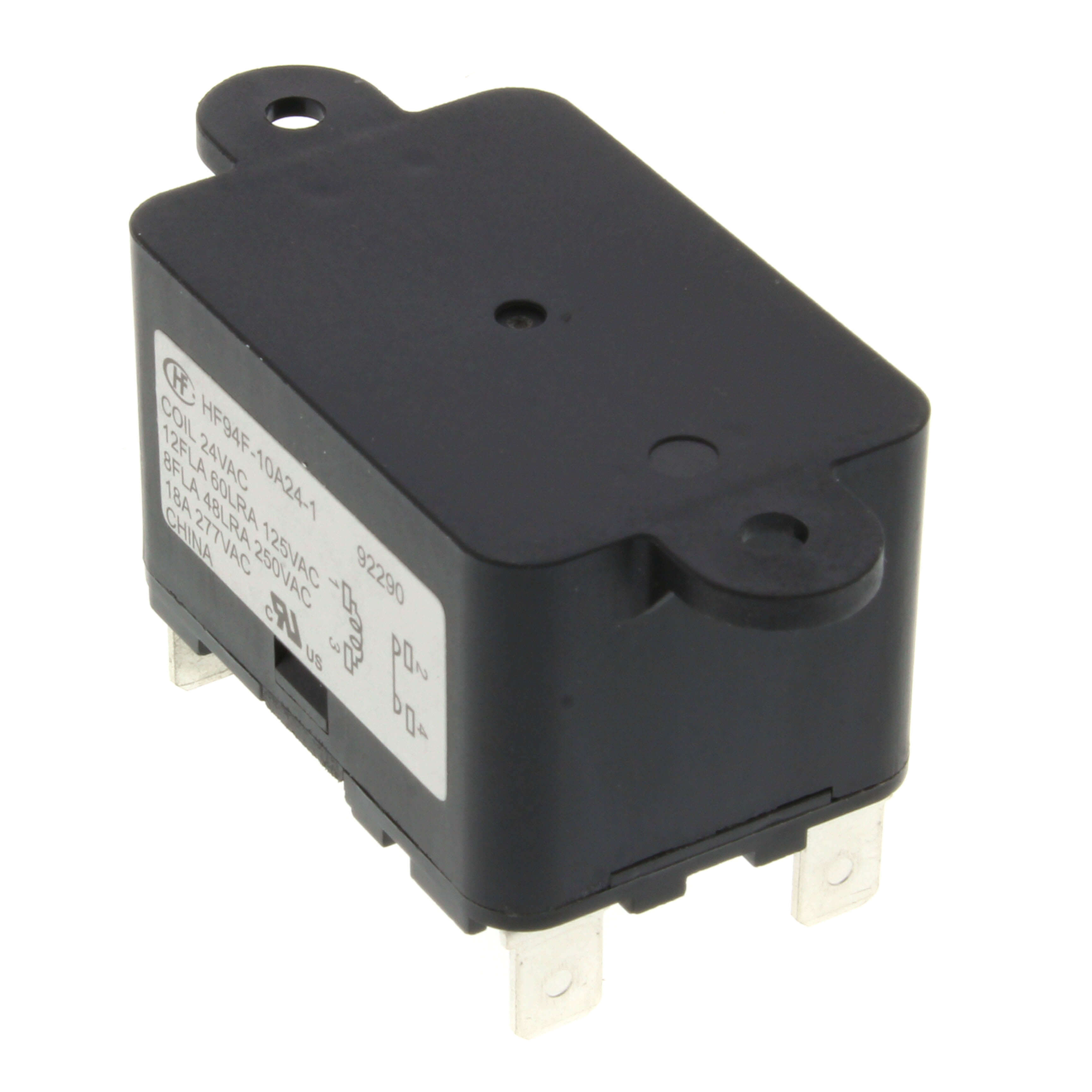 JARD JARD 92290 Series 902 24V 16 Amp SPST General Purpose Relay with 1/4 in. Quick Connect Terminals