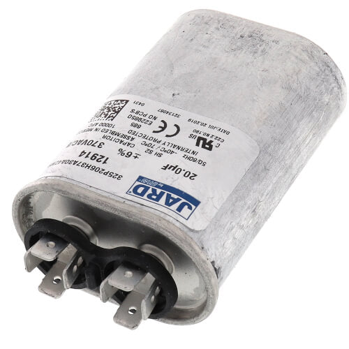 JARD JARD 12914 20 MFD 370V Oval Run Capacitor MAR12914