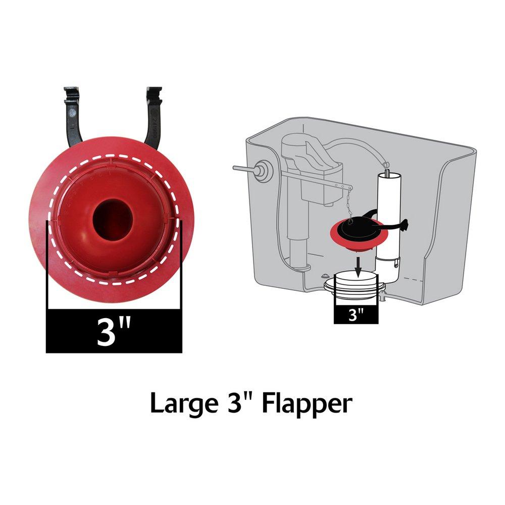 LAVELLE INDUSTRIES Lavelle Industries 2023BP 3 in. Flapper in Red
