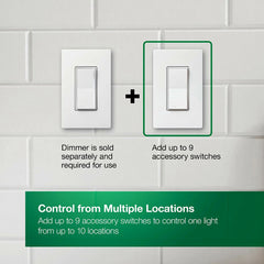 LUTRON Lutron ST-AS-WH Accessory Switch 120 Volt 6 Amp Replacement MPN