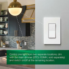LUTRON Lutron ST-AS-WH Accessory Switch 120 Volt 6 Amp Replacement MPN